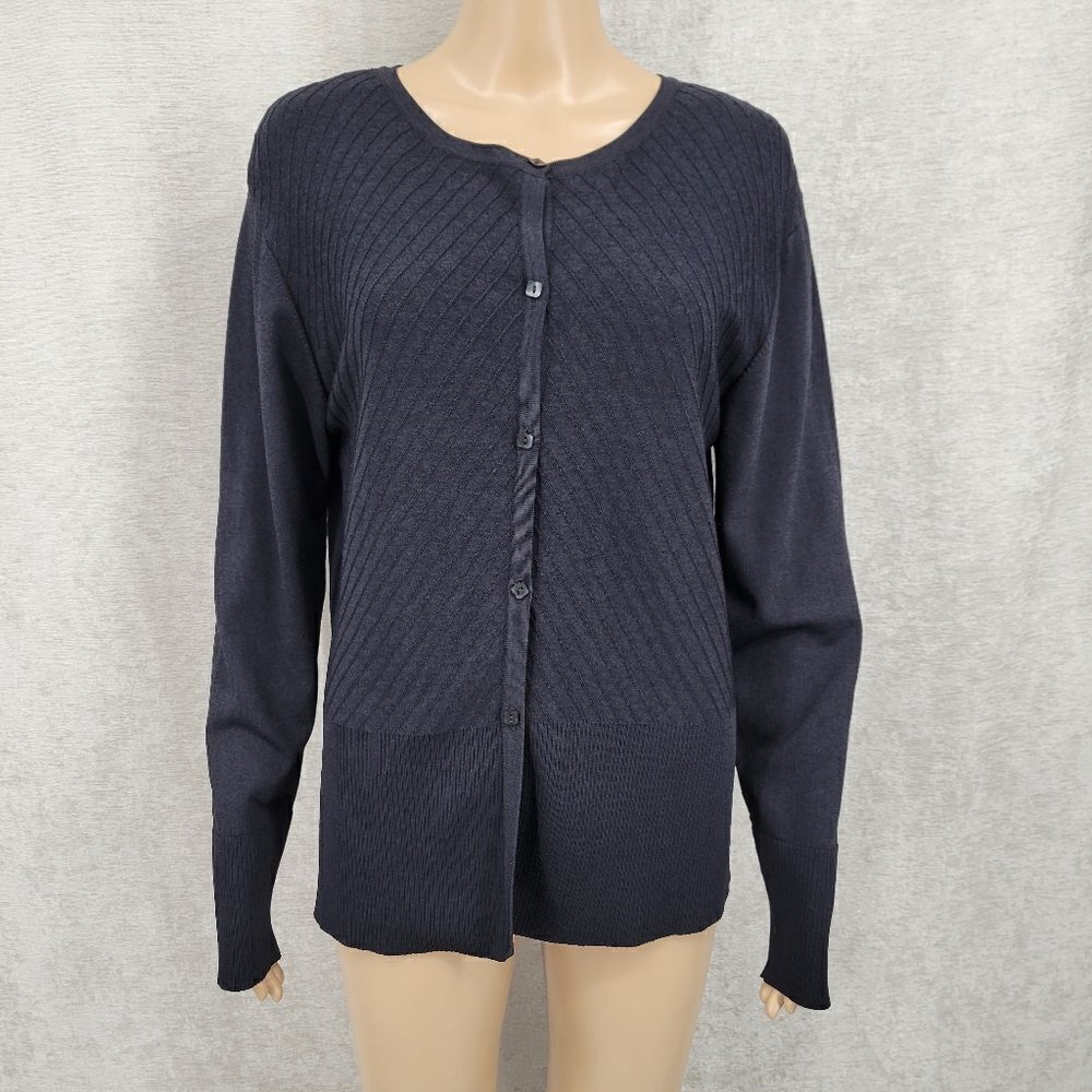 Sonia Black Cardigan Women's Size XL